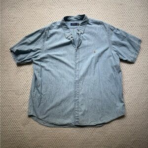 Ralph Lauren Blue Casual Button Down Shirt